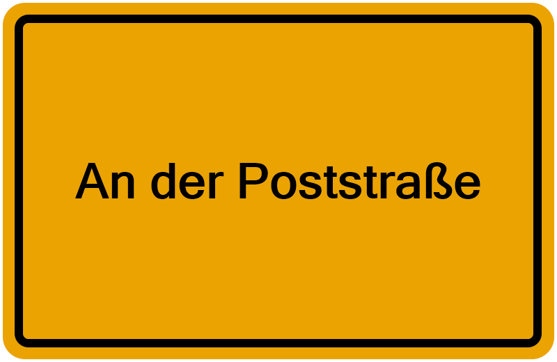 Handelsregisterauszug An der Poststraße